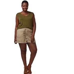 Lane Bryant Shorts Tie-Front Linen 14/16